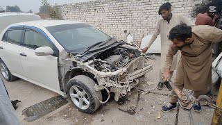 Incredible Process Toyota Gli Major Accident Amazing Repair In The Local Workshop
