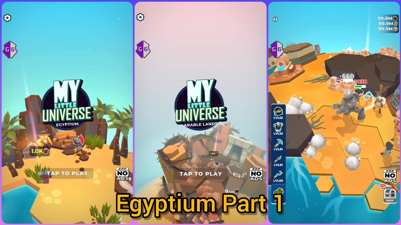 My Little Universe - Egyptium Gameplay with GameGuardian Part 1