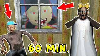 Scary Squid Game vs Granny vs Grandpa - funny horror animation parody (60 min funny episodes)