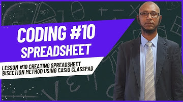 VCE Math Yr12 Unit 3 & 4 | Lesson #10 | Spreadsheet Bisection Method using Casio Classpad Video
