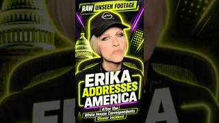 RAW unseen footage of Erika addressing America after Whitehouse Correspondents Dinner event #shorts
