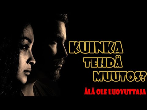 Video: Kuinka Tehdä Muutoksia