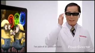 Despicable me x Sharp Quattron 3DTV