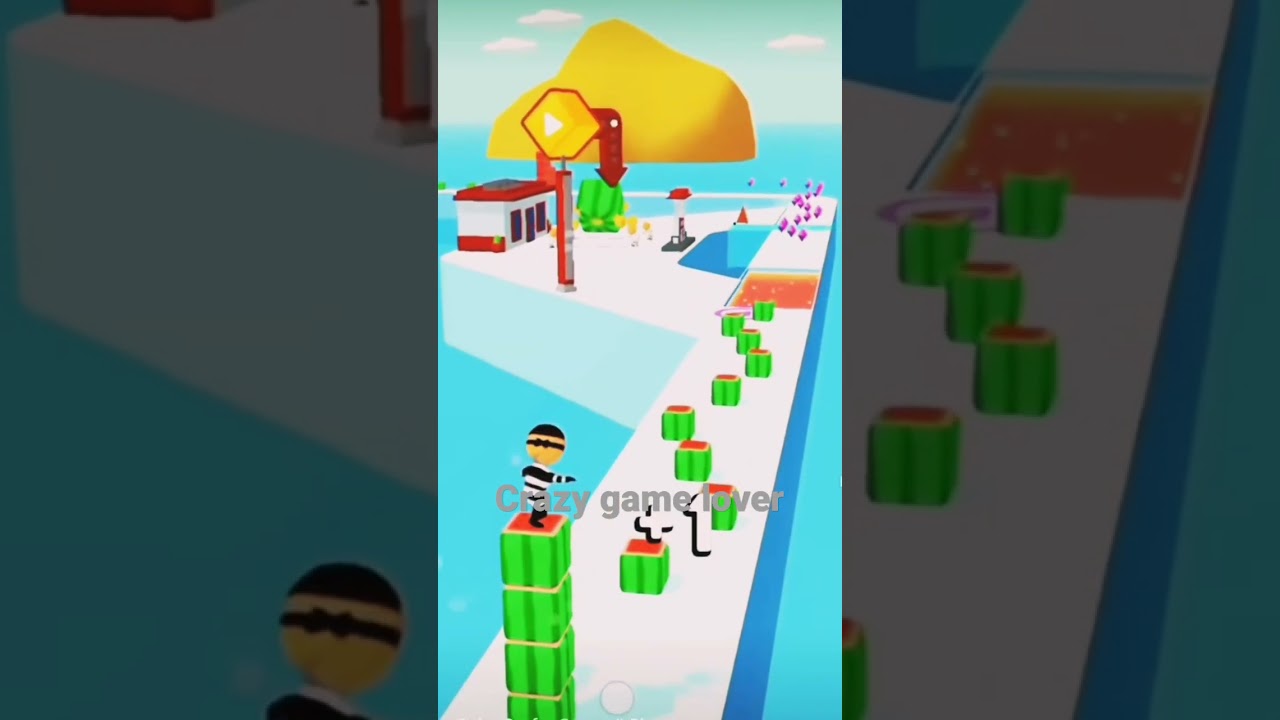 Cube surfer game|