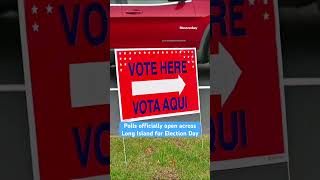 Polls officially open across Long Island for election day