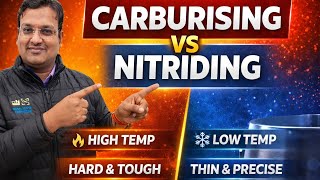 "Carburising vs Nitriding – Kaunsa Better Hai? Real Industrial Comparison" heat treatment process