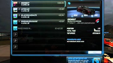 [Bug # 14] Need for Speed World NFSW finish time is shown just a second then it starts to count down