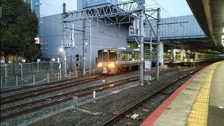 223系5500番台F?編成+221系K17編成 快速 福知山行き 京都発車