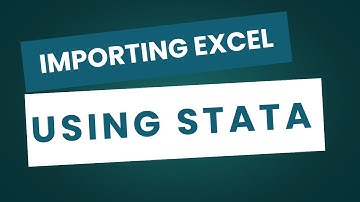 IMPORTING EXCEL USING STATA