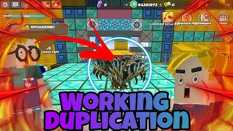 New duplication glitch sky block 2.32.4 || block man go
