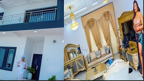 Check out The In And Out Of Yoruba Actress Laide Bakare's N200m mansion in Lekki.