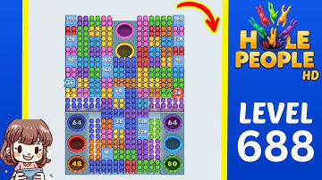 Hole People Level 688 Solution Walkthrough