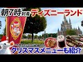 【朝7時到着】ディズニーランドのクリスマスの1日の過ごし方! 【vlog】#ディズニー #クリスマスディズニー