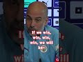 "IF WE DROP POINTS ARSENAL WILL BE CHAMPIONS" | Pep Guardiola