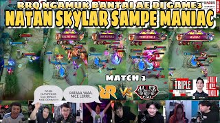 Reaksi streamer rrq mengamuk bantai ae di game3 natan skylar sampe maniac #mplids13 #rrqhoshi