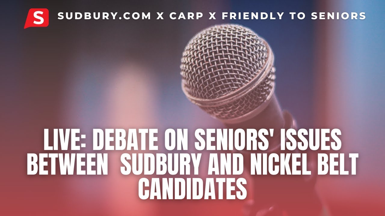 Sudbury election debate on seniors' issues