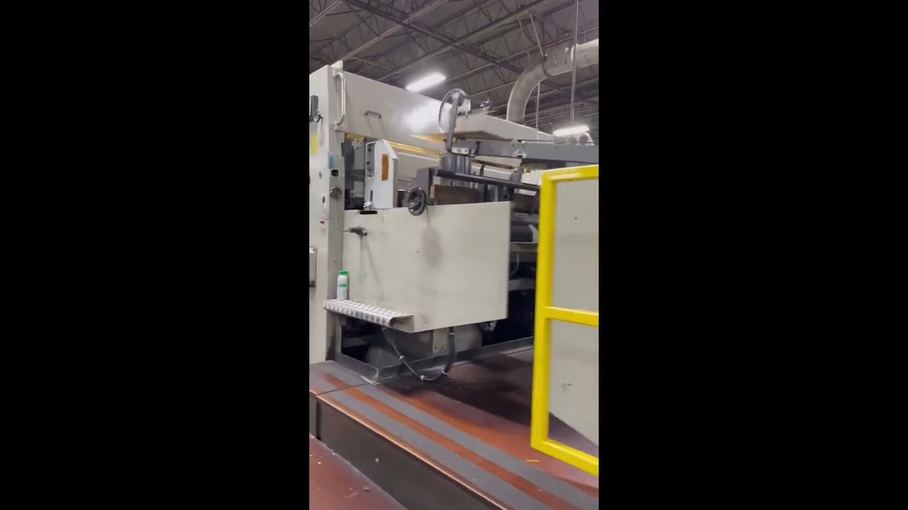 50" x 80" Bobst Autoplaten Die Cutter