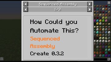 How could you Automate the Sequenced Assembly | Minecraft Create 0.3.2