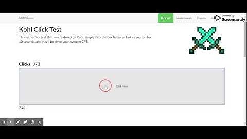 Kohi Click Test World Record(I think)