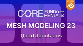 All-Quad Junctions Explained | Subdivision Topology Fundamentals (Blender)