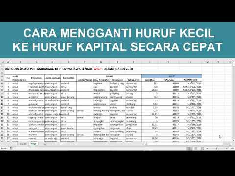 Video: Cara Menggunakan Huruf Kapital Pada Cetakan