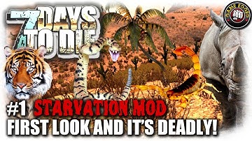 7 Days To Die | STARVATION MOD | EP1 | Deadly Start | Let