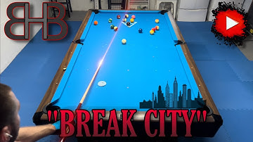 9/3/22 - “Break City” - 8-Ball Break Shot Compilation - White Diamond J/B Tip