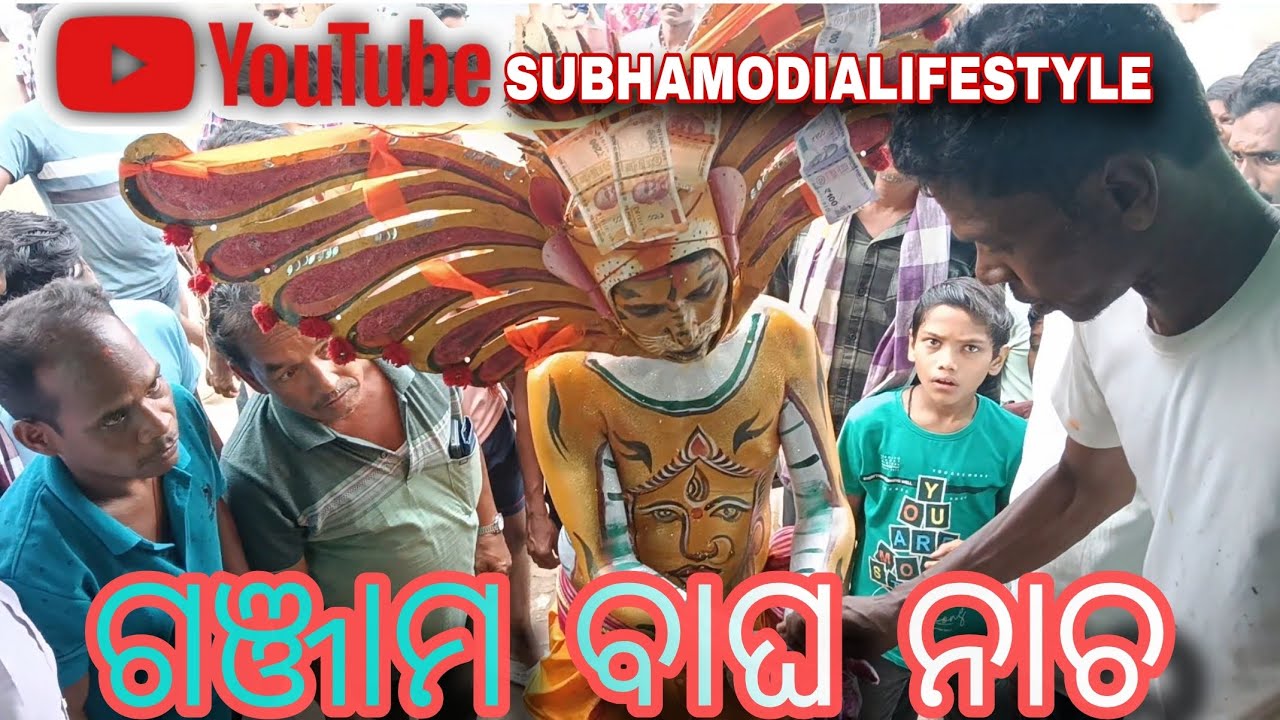 ଗଞ୍ଜାମ (district) (harigada)ବାଘ ନାଚ // #youtube #viralvideo #youtuberchannel @subhamodialifestyle