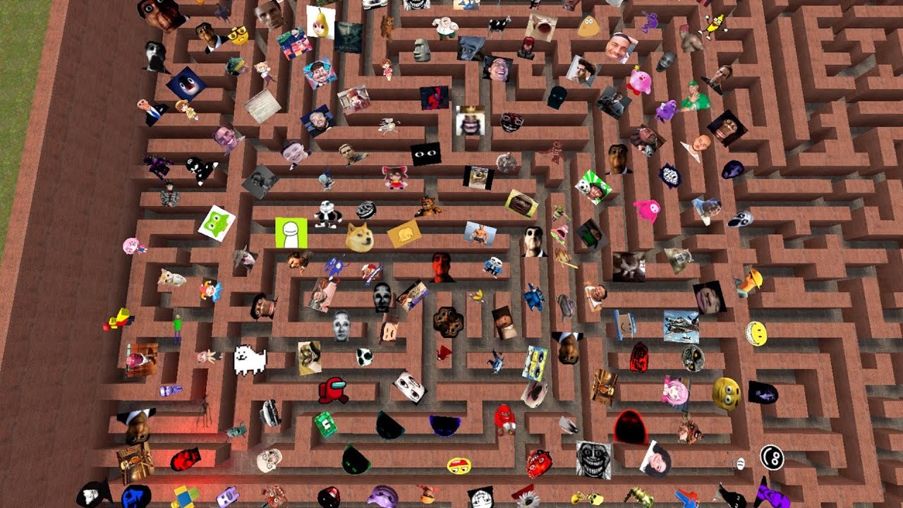 Nico's Nextbots Maze in Garry's Mod!