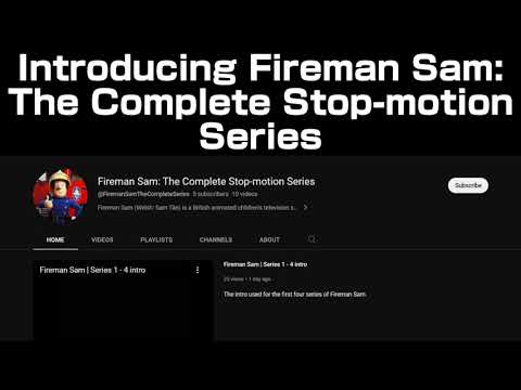 Introducing Fireman Sam The Complete Stop Motion Series