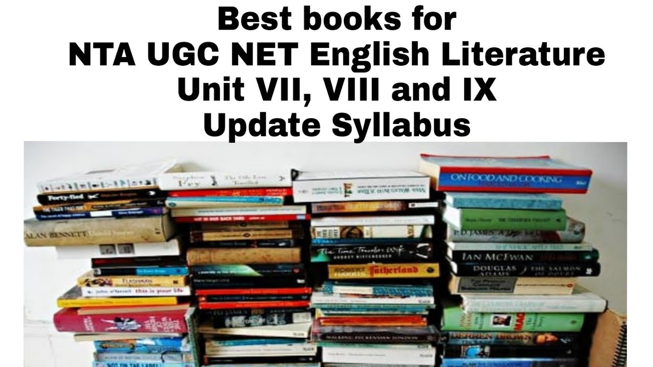 Best books for NTA UGC NET English Literature - YouTube