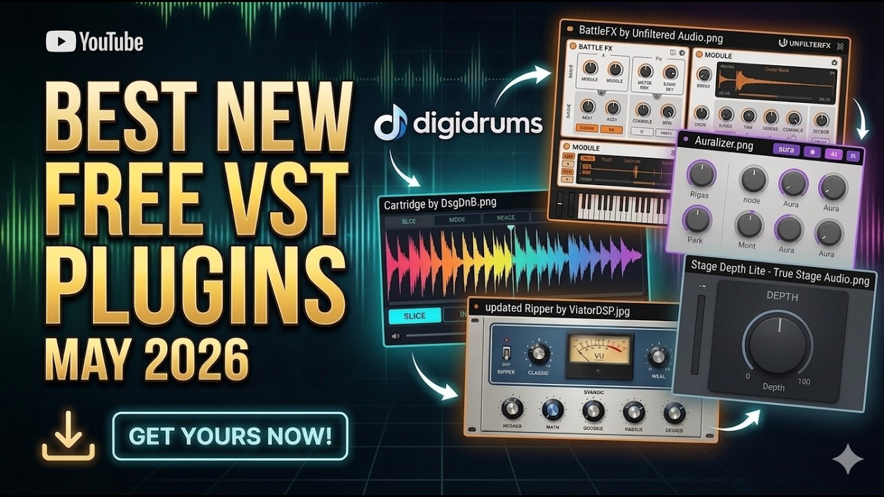 BEST NEW FREE VST Plugins – May 2026 - YouTube