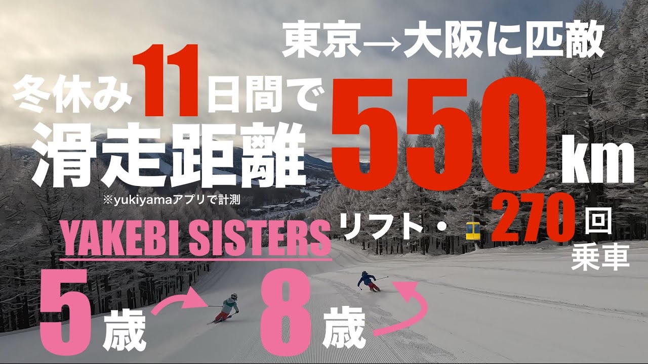 小2、幼稚園児でもここまでカービングターンが出来る　GoPro HERO11/4K