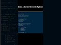 Drawing a dotted line in Python #coding #programming #python