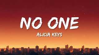 Alicia Keys - No One (Lyrics)