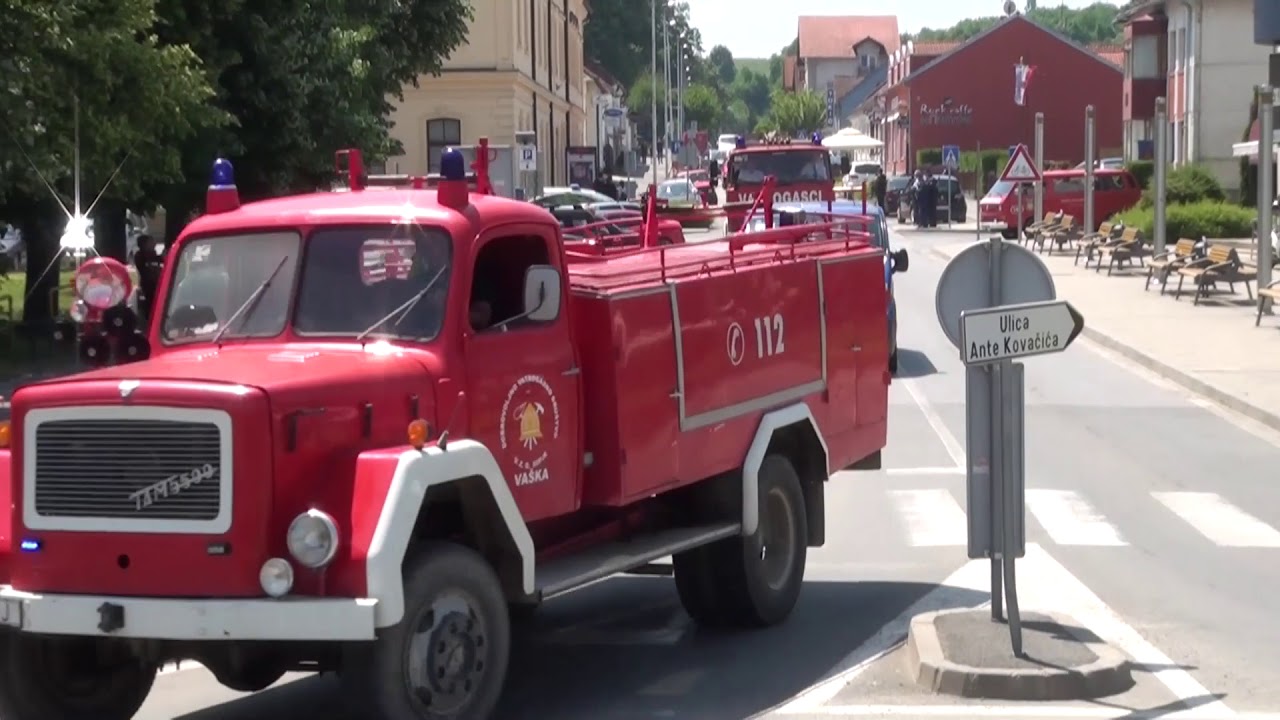 Defile vatrogasnih vozila VZ VPŽ u Slatini, 20.5.2018.  HD video p