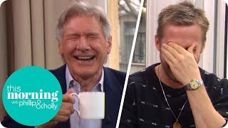 Ryan Gosling and Harrison Ford Lose It at Hilarious Interview! | This Morning image