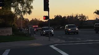 Falck 8424 responding/arriving on scene