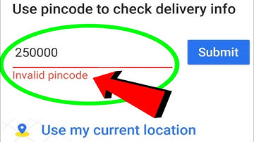 use pincode to check devilery info |How To Use Pincode to check delivery info Flipkart problem solve