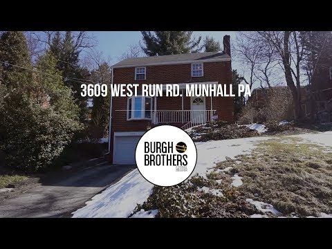 3609 West Run Rd., Munhall, PA home video tour