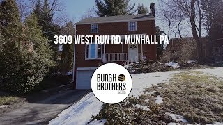 3609 West Run Rd. video tour