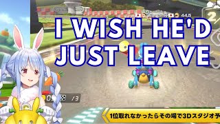 Pekora Losing Her Sanity Because Someone Keeps Taking First Place