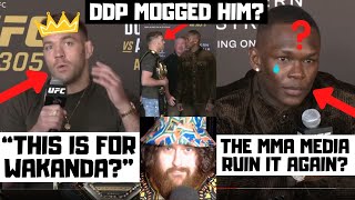 UFC 305 Press Conference Reaction! Du Plessis MOGS Adesanya? MMA Media RUIN EVERYTHING?