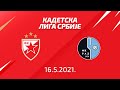 Kadetska liga Srbije: Crvena zvezda - Rad, uživo