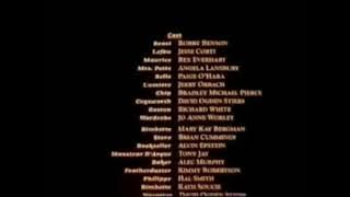 Beauty and the Beast (1991) end credits (UK VHS)