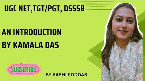 An Introduction by Kamala Das | UGC NET English Literature | By Rashi Poddar | Easy Explanation
