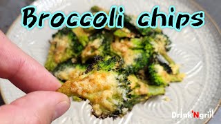 CRISPY PARMESAN BROCCOLI CHIPS | SMASHED BROCCOLI