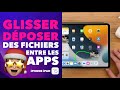 Glisser déposer des fichiers et des images entre vos apps ! Astuce iPhone iPad