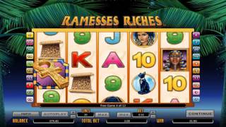 Ramesses Riches Slot - NeonJackpot.com