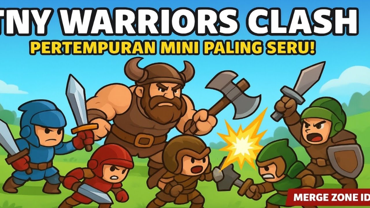 Tiny Warriors Clash – Pertempuran Mini Paling Seru! ⚔️🔥 | Merge Zone ID